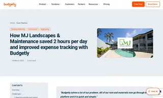 Preview of the MJ Landscapes & Maintenance Case Study