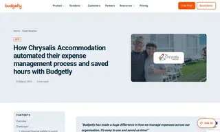 Preview of the Chrysalis Accommodation Case Study