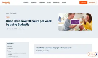 Preview of the Orion Care Case Study