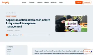 Preview of the Aspire Education Case Study