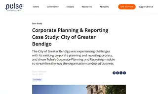 Preview of the City of Greater Bendigo Case Study