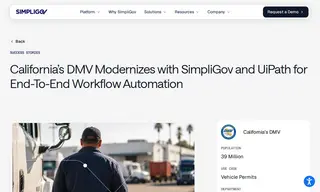 Preview of the California Department of Motor Vehicles Case Study