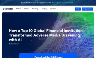 Preview of the Top 10 Global Financial Institution Case Study