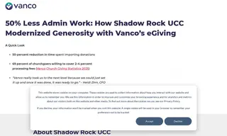 Preview of the Shadow Rock Congregational United Church of Christ Case Study