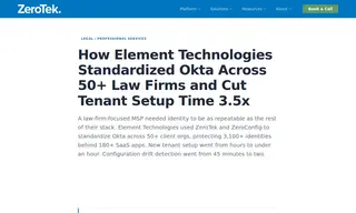 Preview of the Element Technologies, LLC Case Study