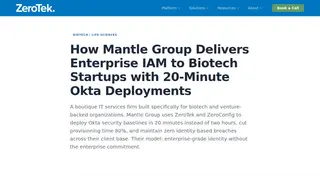 Preview of the Mantle Group Case Study