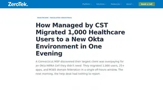 Preview of the Managed by CST Case Study