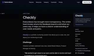 Preview of the Checkly Case Study