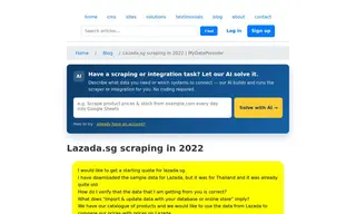 Preview of the Lazada.sg Case Study