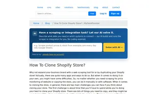 Preview of the Shopify Case Study