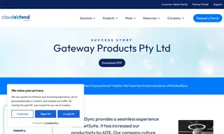 Preview of the Gateway Products Pty Ltd. Case Study