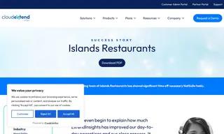 Preview of the Islands Restaurants Case Study
