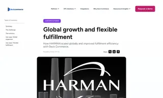 Preview of the Harman Case Study