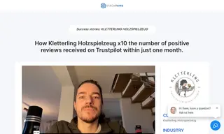 Preview of the Kletterling Holzspielzeug Case Study