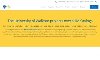 Preview of the The University of Waikato Case Study