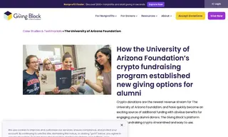 Preview of the The University of Arizona Foundation Case Study