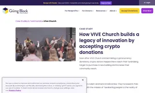 Preview of the VIVE Case Study