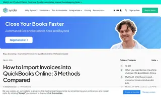 Preview of the QuickBooks Online Case Study