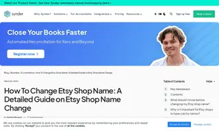 Preview of the Etsy Case Study