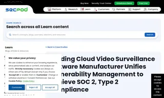 Preview of the Leading Cloud Video Surveillance Software Manufacturer Case Study