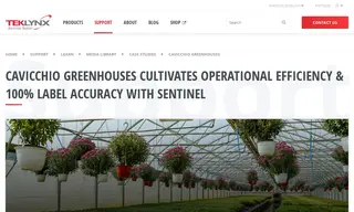 Preview of the Cavicchio Greenhouses, Inc Case Study