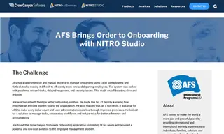 Preview of the AFS-USA Case Study