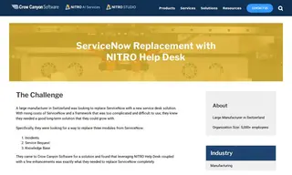 Preview of the Large Manufacturer in Switzerland Case Study