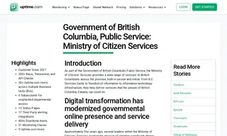 Preview of the B.C. Citizen Services (Ministry of Citizen Services) Case Study