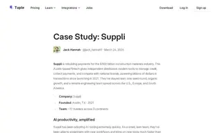 Preview of the Suppli Case Study