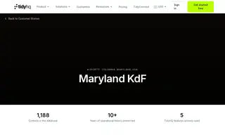 Preview of the Maryland KdF Case Study