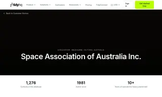 Preview of the Space Association of Australia Inc Case Study
