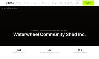 Preview of the Waterwheel Community Shed Inc Case Study