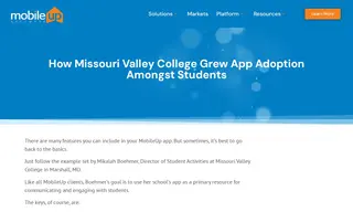 Preview of the Missouri Valley College Case Study