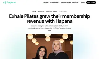 Preview of the Exhale Pilates Case Study