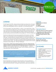Preview of the Sprouts Farmers Market Case Study