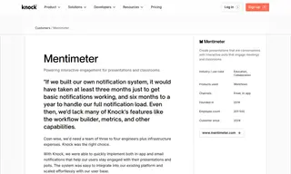 Preview of the Mentimeter Case Study