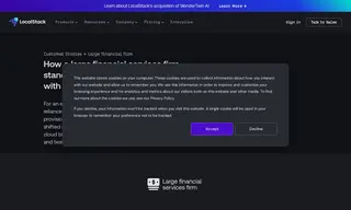 Preview of the Large Financial Services Firm Case Study