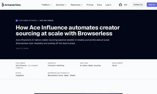 Preview of the Ace Influence Case Study