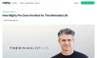 Preview of the The Minimalist Life Case Study