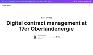 Preview of the 17er Oberlandenergie Case Study