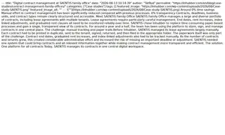 Preview of the Saentis Family Office Case Study