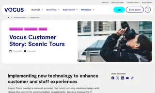 Preview of the Scenic Tours Case Study