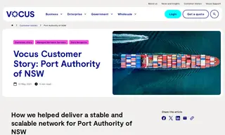 Preview of the Port Authority of NSW Case Study