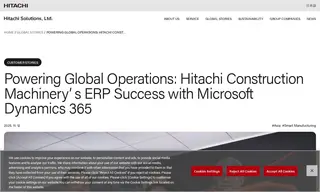 Preview of the Hitachi Construction Machinery Co., Ltd Case Study