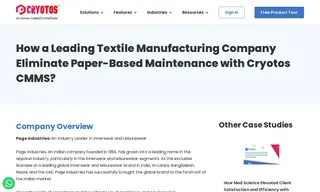 Preview of the Page Industries Case Study