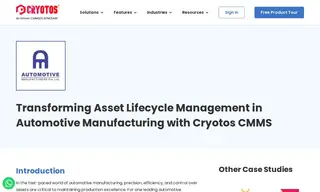 Preview of the Leading Automotive Manufacturer Case Study