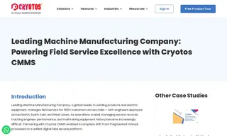 Preview of the Leading Machine Manufacturing Company Case Study