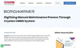 Preview of the BorgWarner Case Study