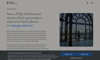 Preview of the FTSE 250 Financial Services Firm Case Study
