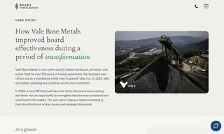 Preview of the Vale Base Metals Case Study